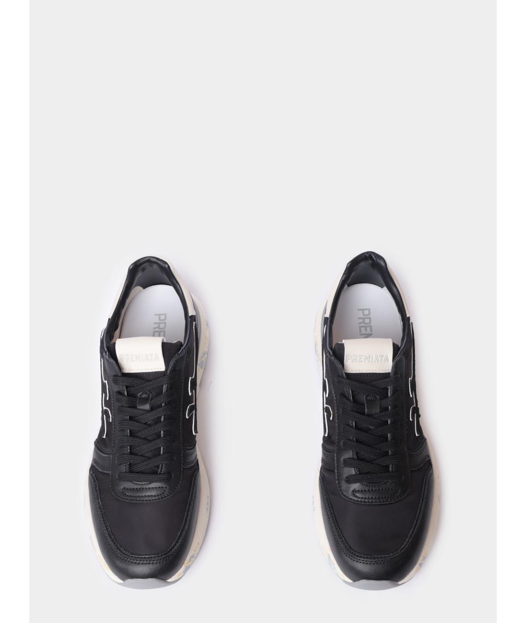 PREMIATA Черные низкие кроссовки / кеды, фото 3