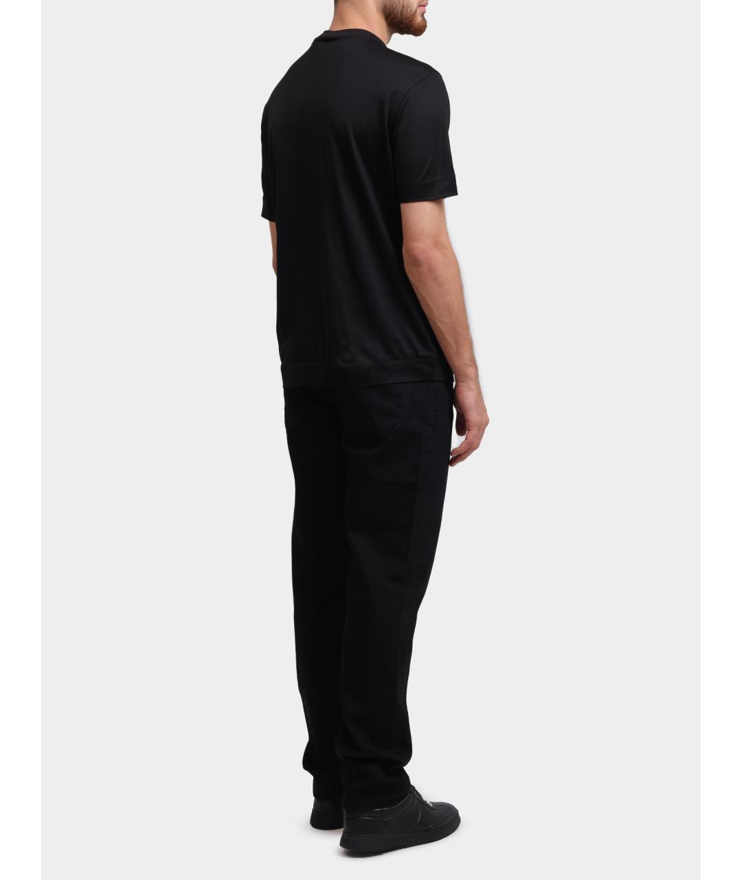 EMPORIO ARMANI Черная футболка, фото 3