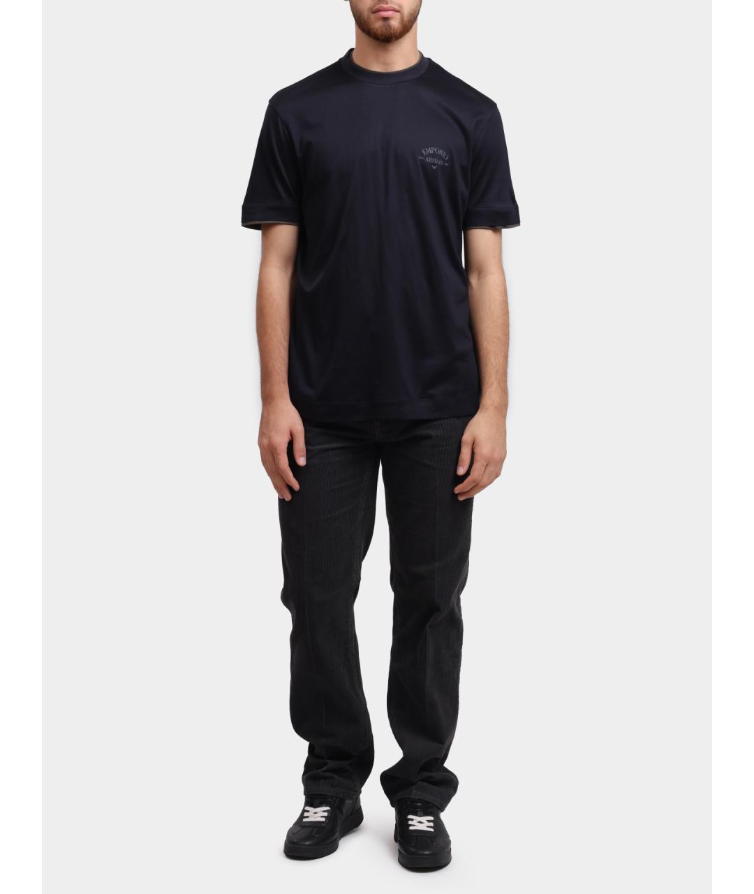 EMPORIO ARMANI Серые прямые джинсы, фото 2