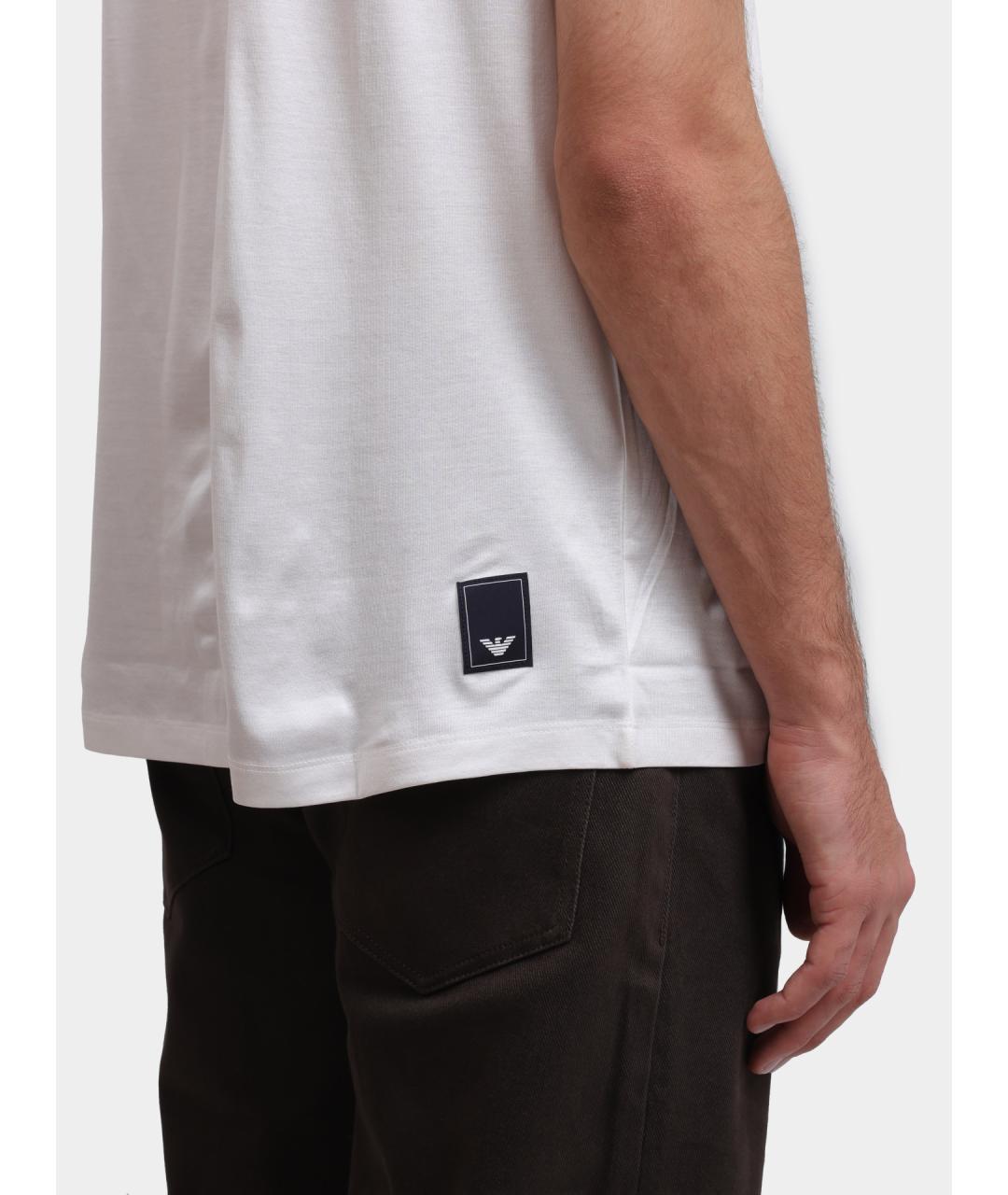 EMPORIO ARMANI Белая футболка, фото 4