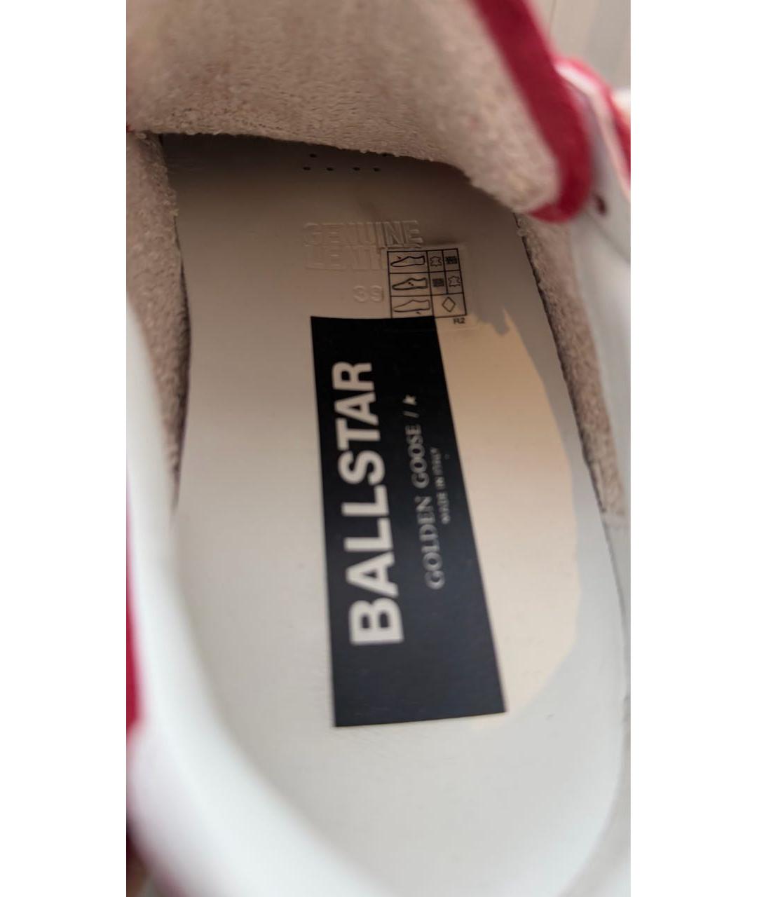 GOLDEN GOOSE DELUXE BRAND Красные замшевые кеды, фото 7