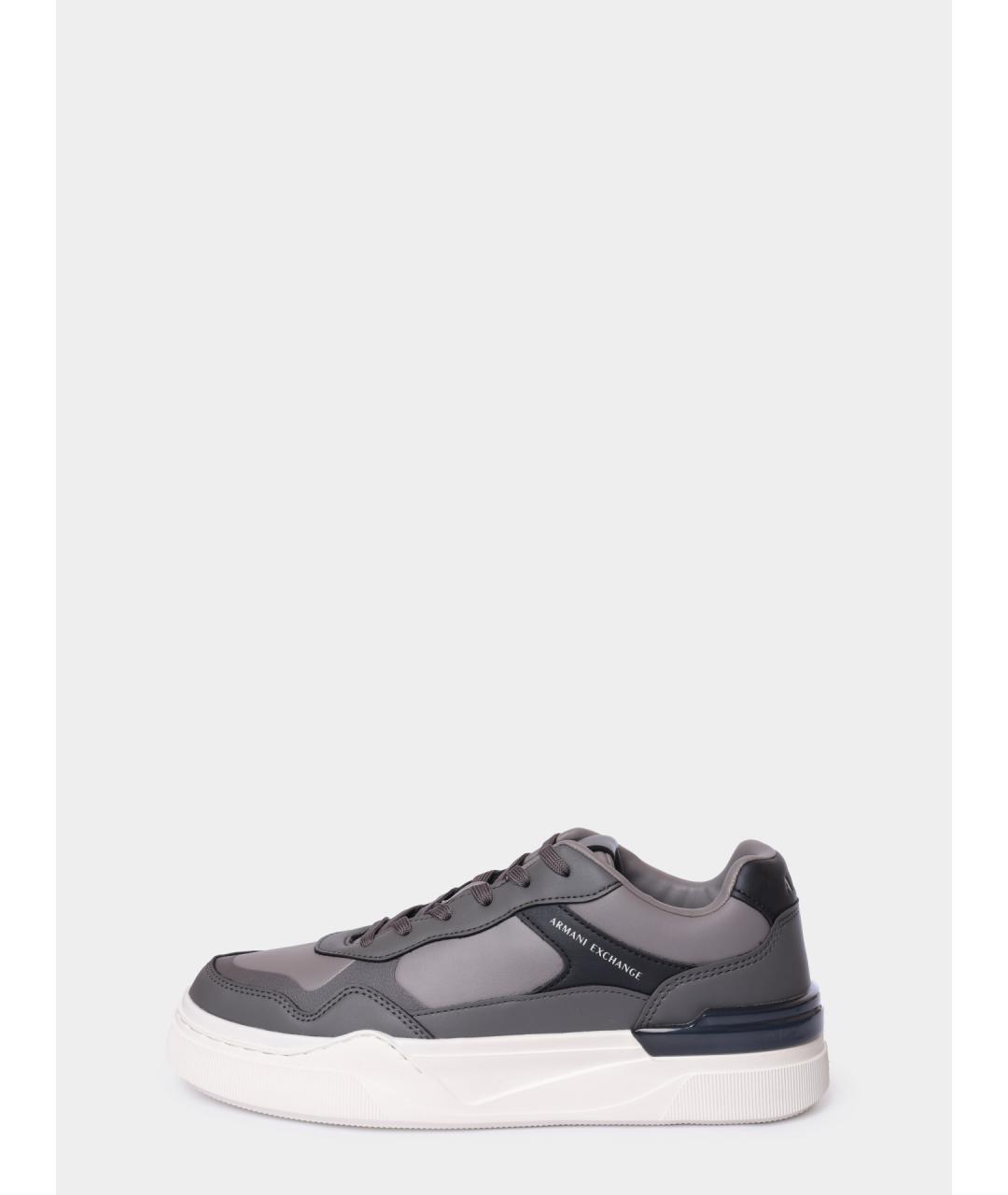 ARMANI EXCHANGE Серые высокие кроссовки / кеды, фото 6