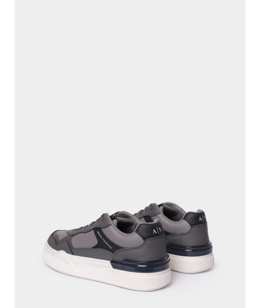 ARMANI EXCHANGE Серые высокие кроссовки / кеды, фото 5