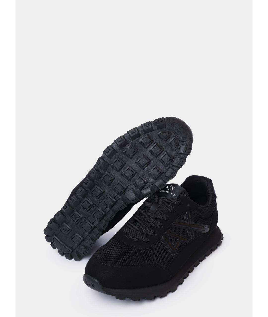 ARMANI EXCHANGE Черные высокие кроссовки / кеды, фото 4