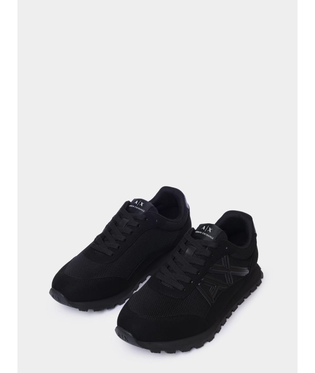 ARMANI EXCHANGE Черные высокие кроссовки / кеды, фото 2