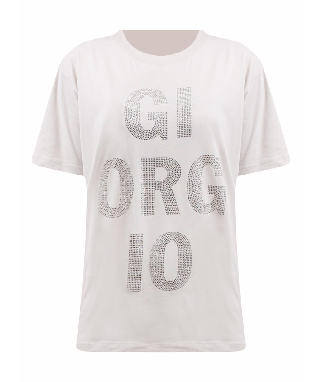 ARMANI EXCHANGE Белая хлопковая футболка, фото 1