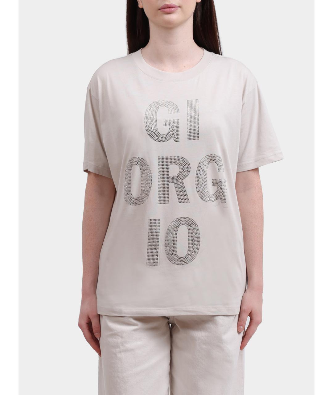 ARMANI EXCHANGE Белая хлопковая футболка, фото 6