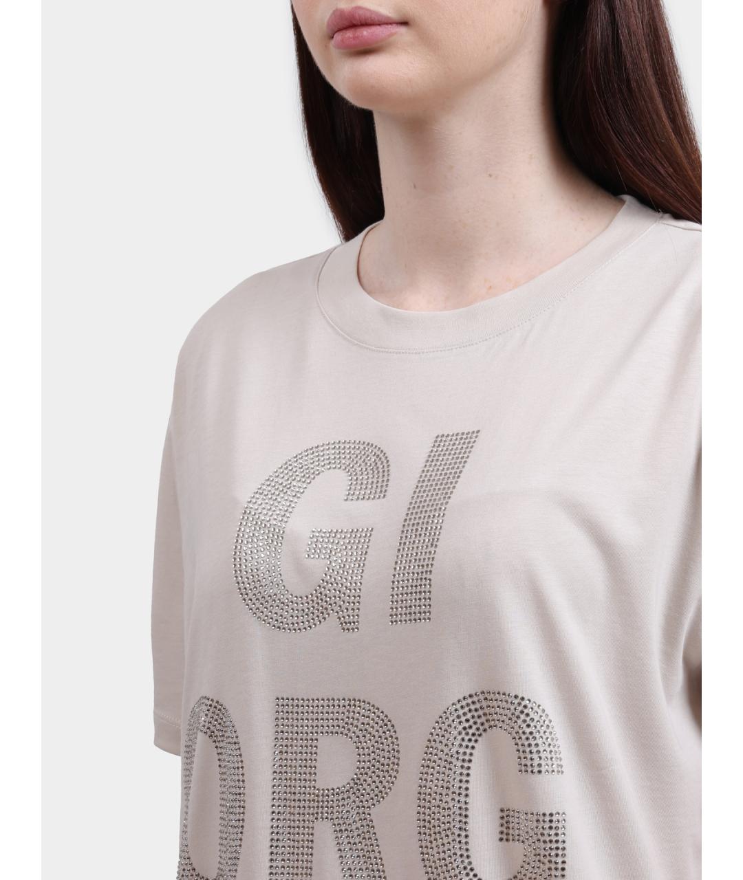 ARMANI EXCHANGE Белая хлопковая футболка, фото 3