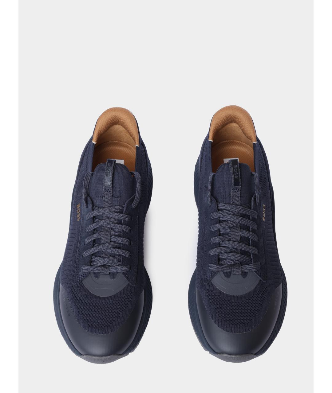 HUGO BOSS Синие высокие кроссовки / кеды, фото 3