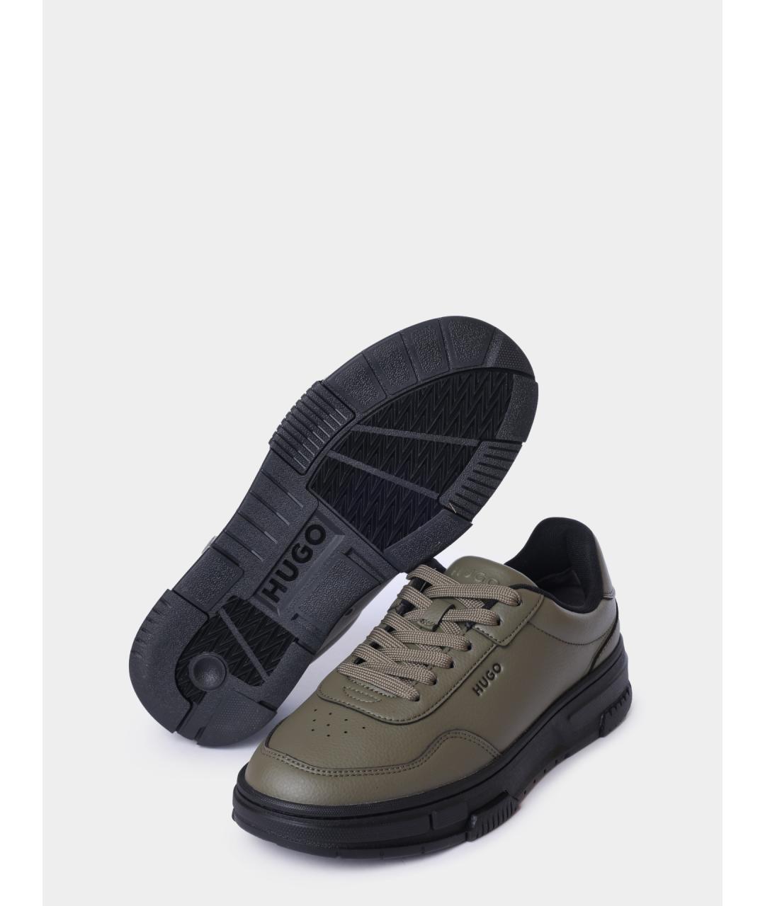 HUGO Хаки низкие кроссовки / кеды, фото 5