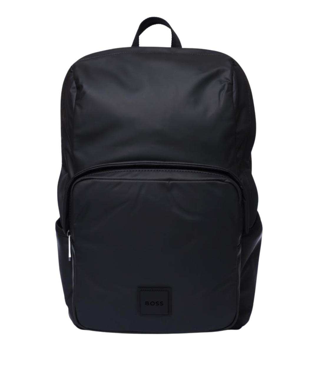 HUGO BOSS Черный тканевый рюкзак, фото 1
