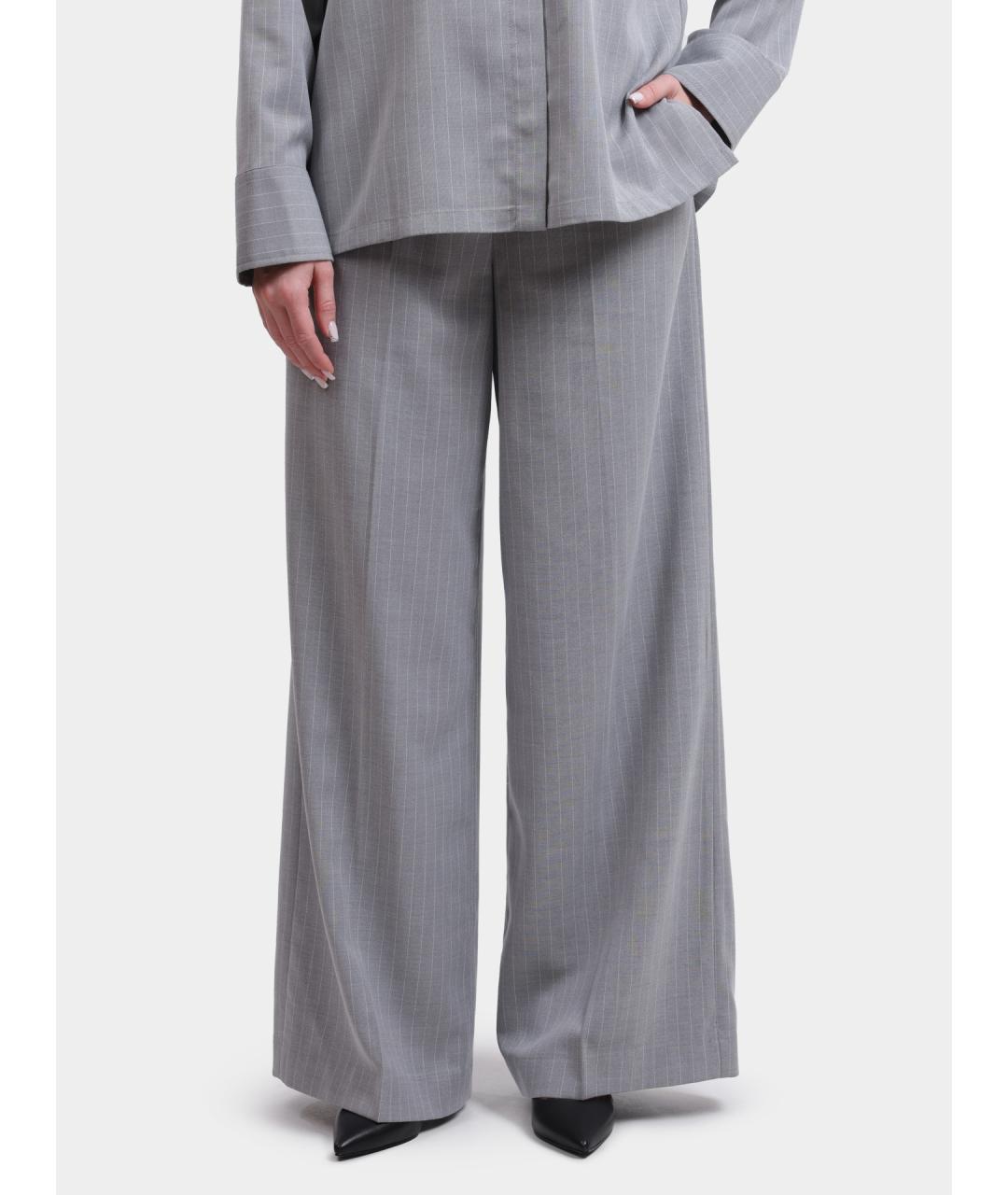 LIU JO Серые прямые брюки, фото 6