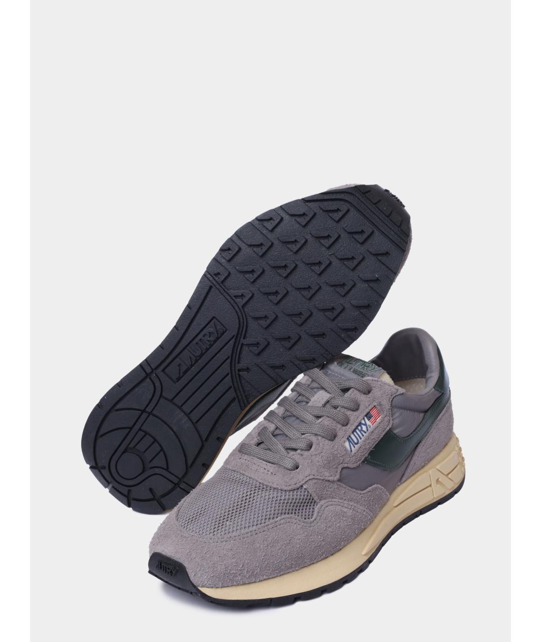 AUTRY Серые замшевые низкие кроссовки / кеды, фото 5