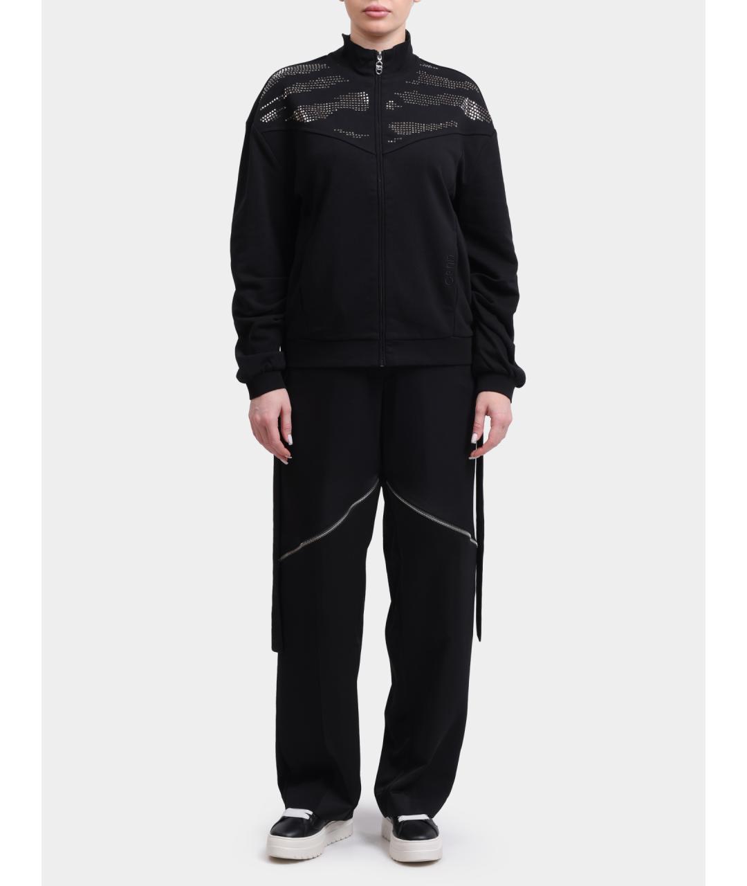 LIU JO Черные прямые брюки, фото 3