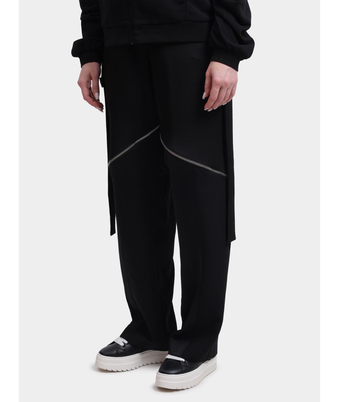 LIU JO Черные прямые брюки, фото 4