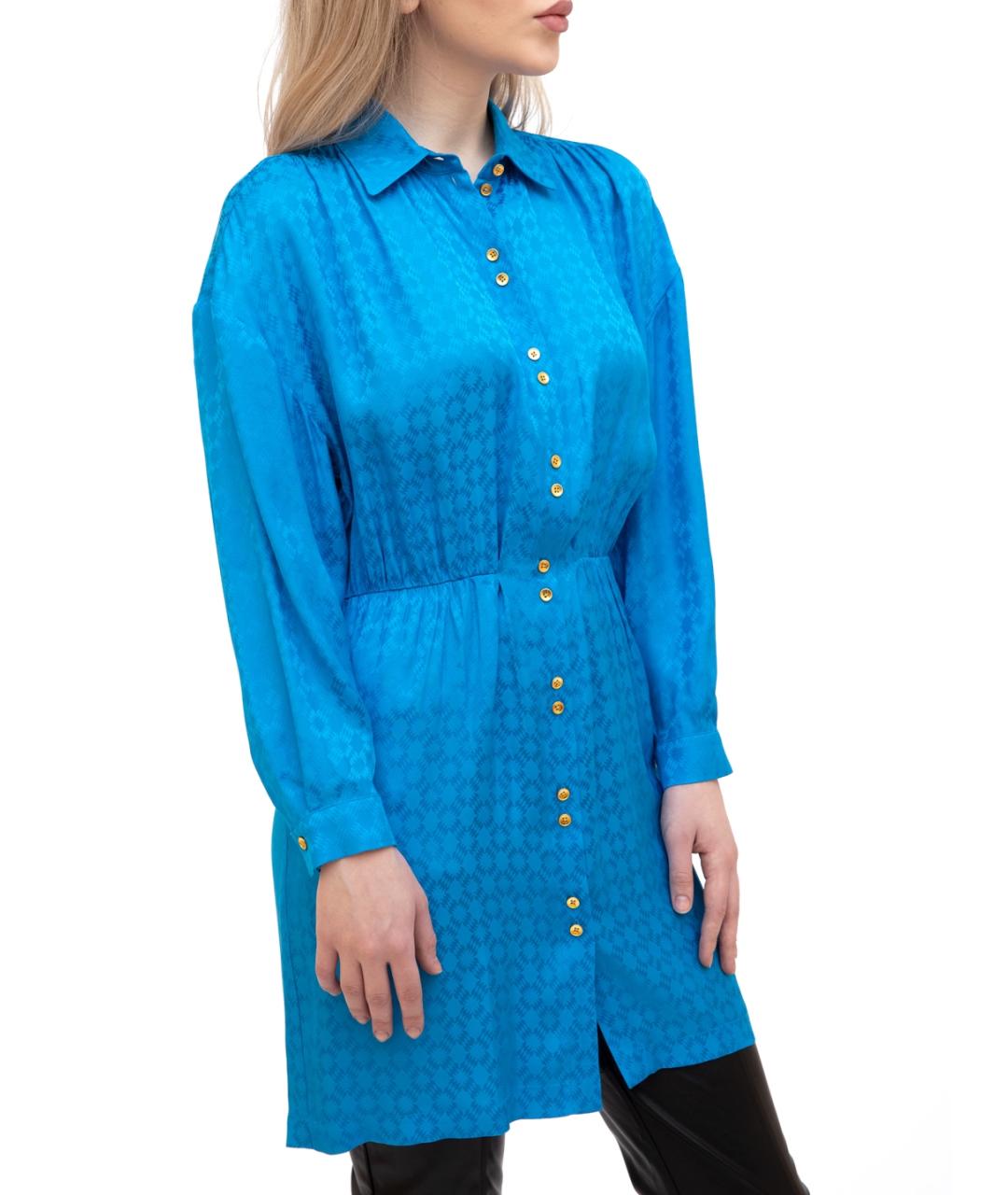 PINKO Синее повседневное платье, фото 3