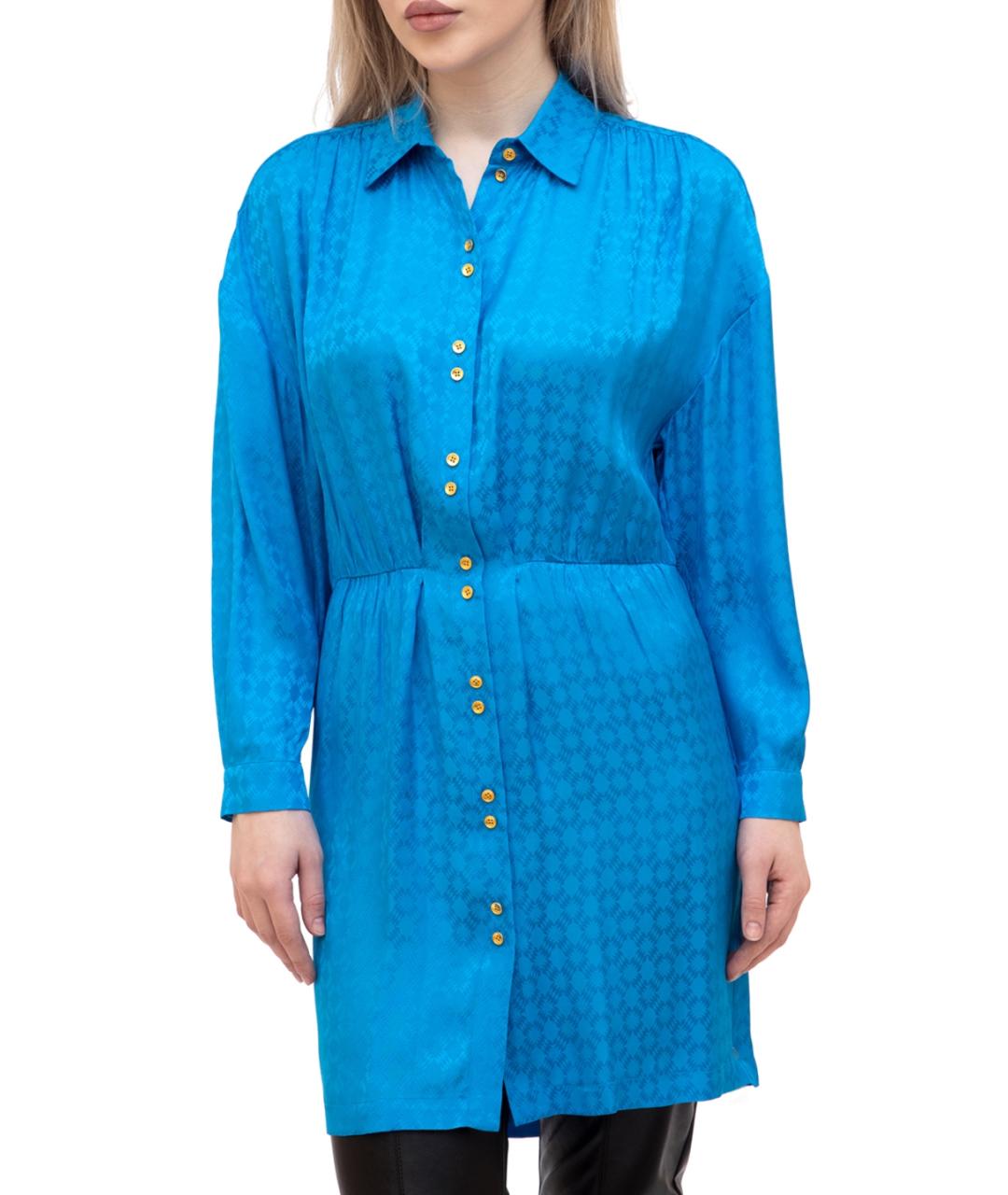 PINKO Синее повседневное платье, фото 1