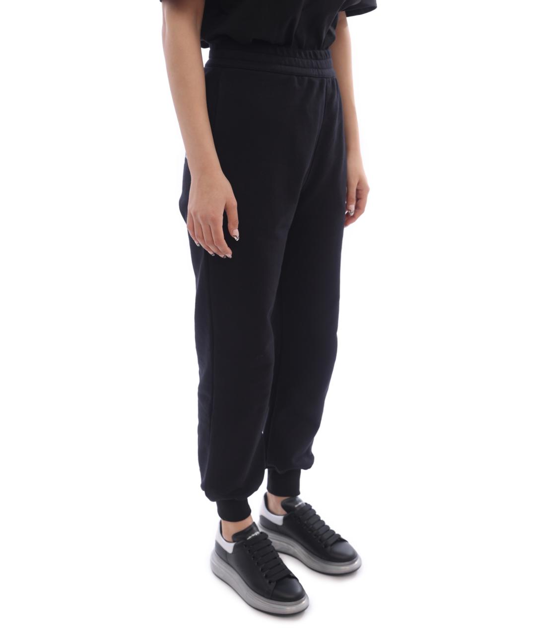 ALEXANDER MCQUEEN Черные хлопковые спортивные брюки и шорты, фото 7