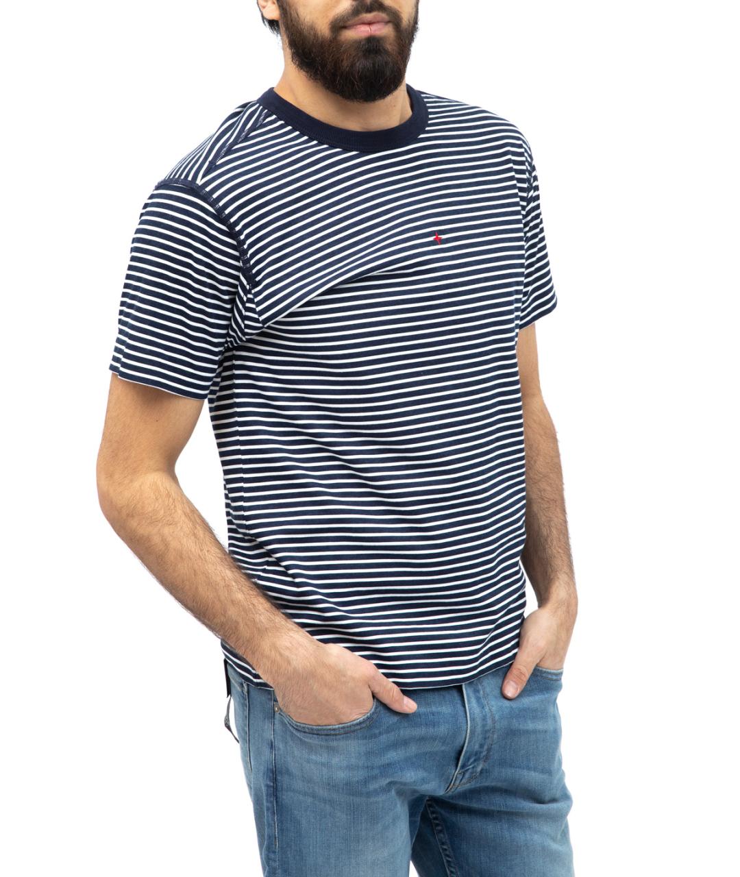 STONE ISLAND Мульти хлопковая футболка, фото 2