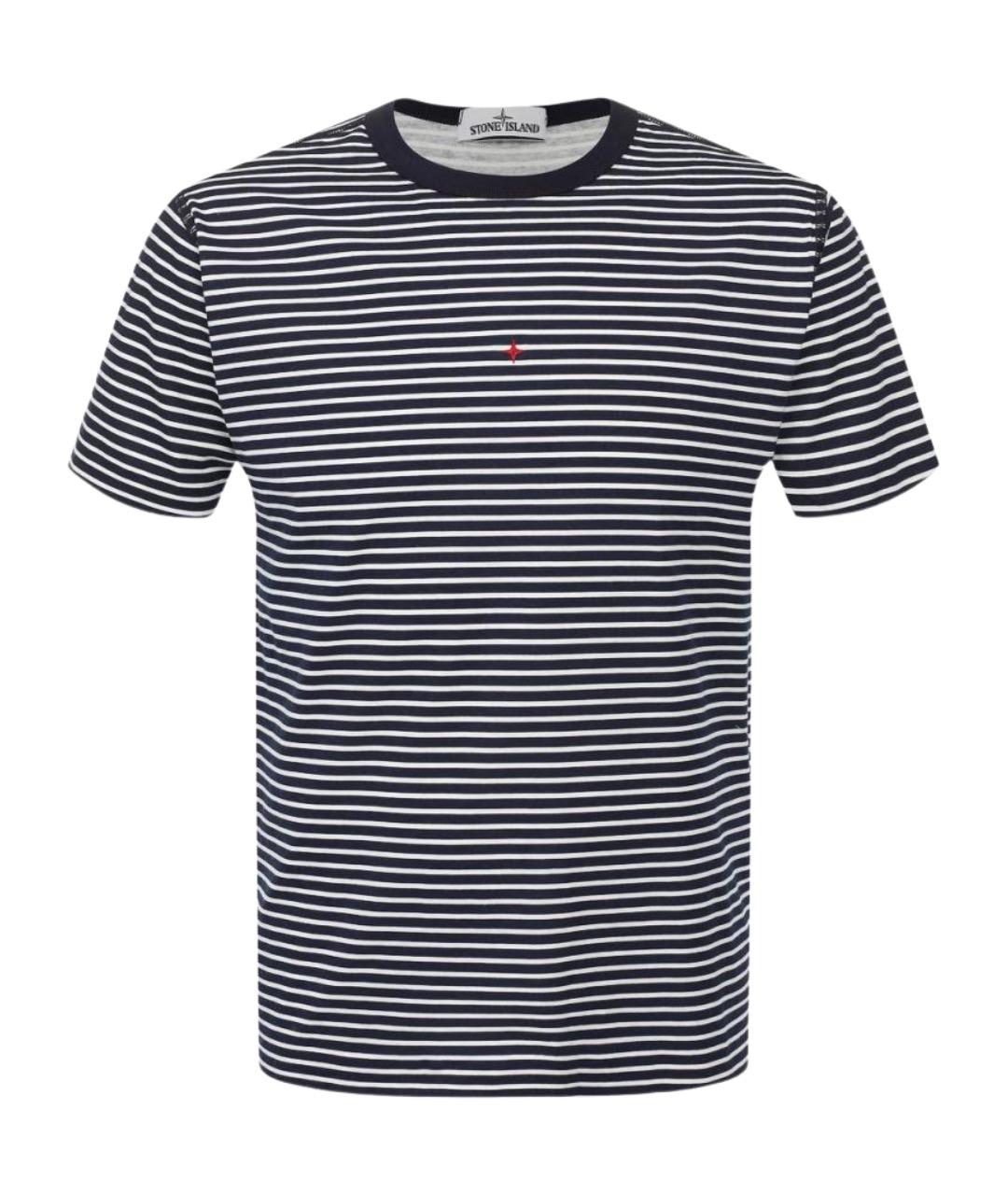 STONE ISLAND Мульти хлопковая футболка, фото 1