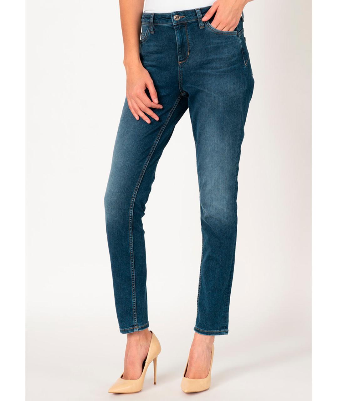 LIU JO Синие прямые джинсы, фото 3