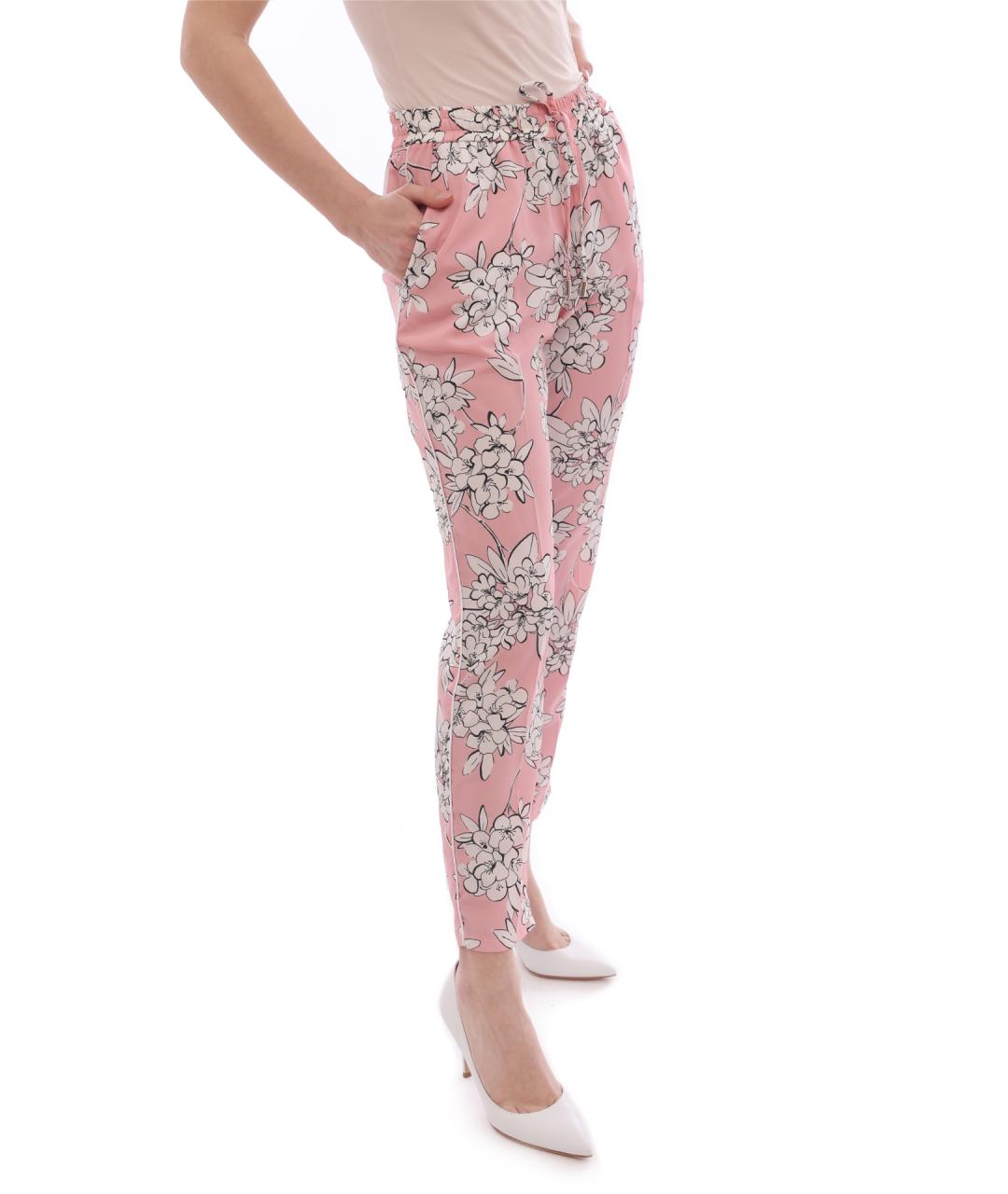 LIU JO Розовые прямые брюки, фото 9