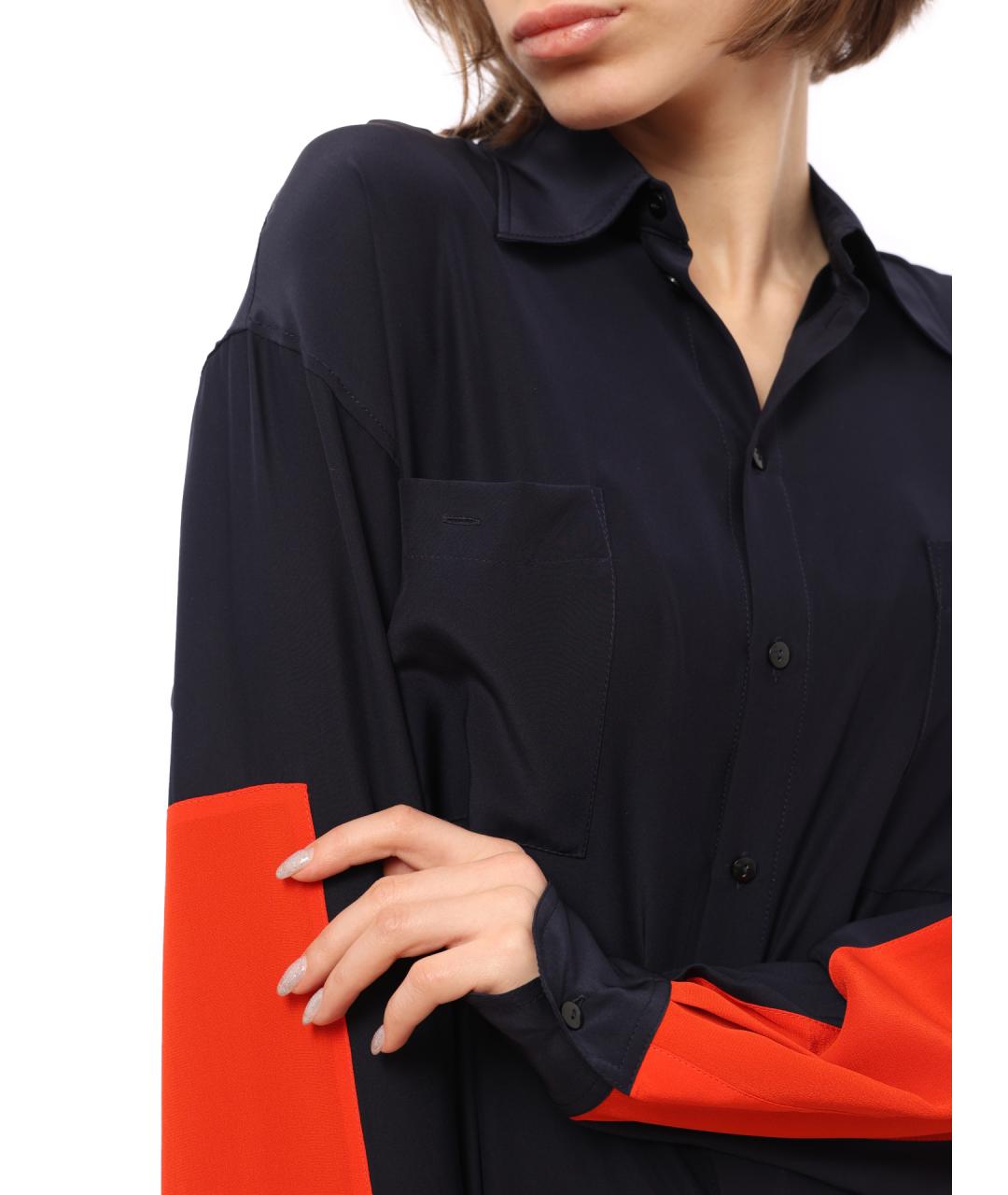 VICTORIA BECKHAM Синяя блузы, фото 6