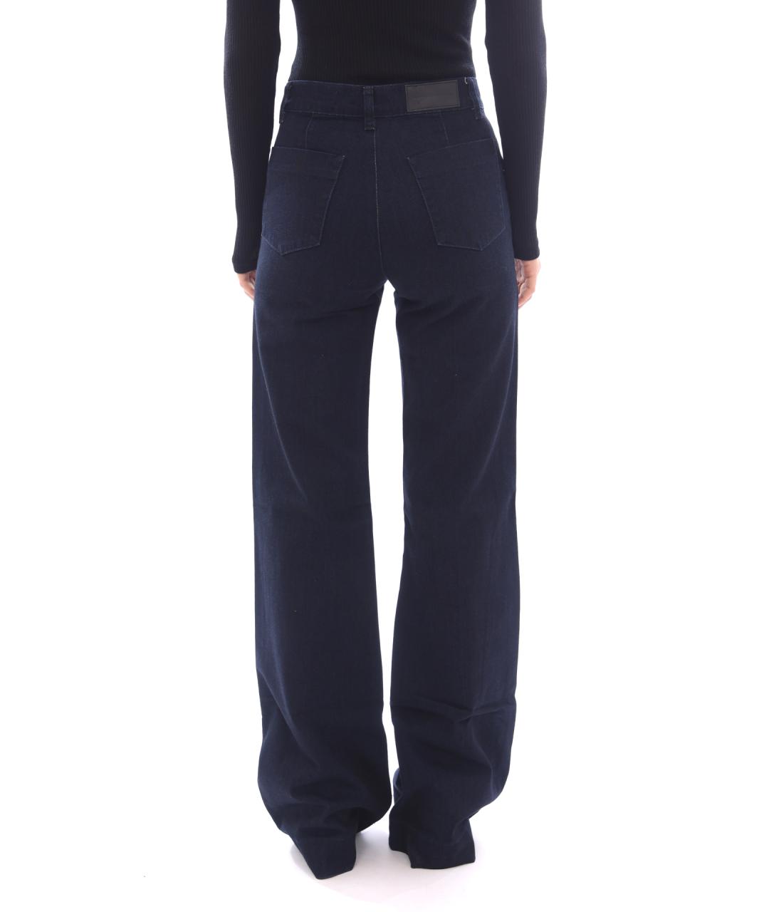 VICTORIA BECKHAM Темно-синие прямые джинсы, фото 4