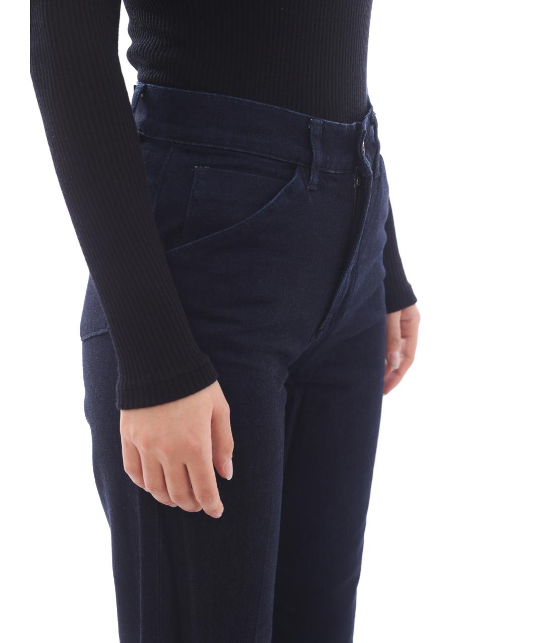 VICTORIA BECKHAM Темно-синие прямые джинсы, фото 7