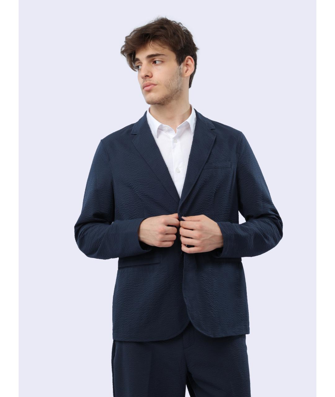 ARMANI EXCHANGE Темно-синий пиджак, фото 3