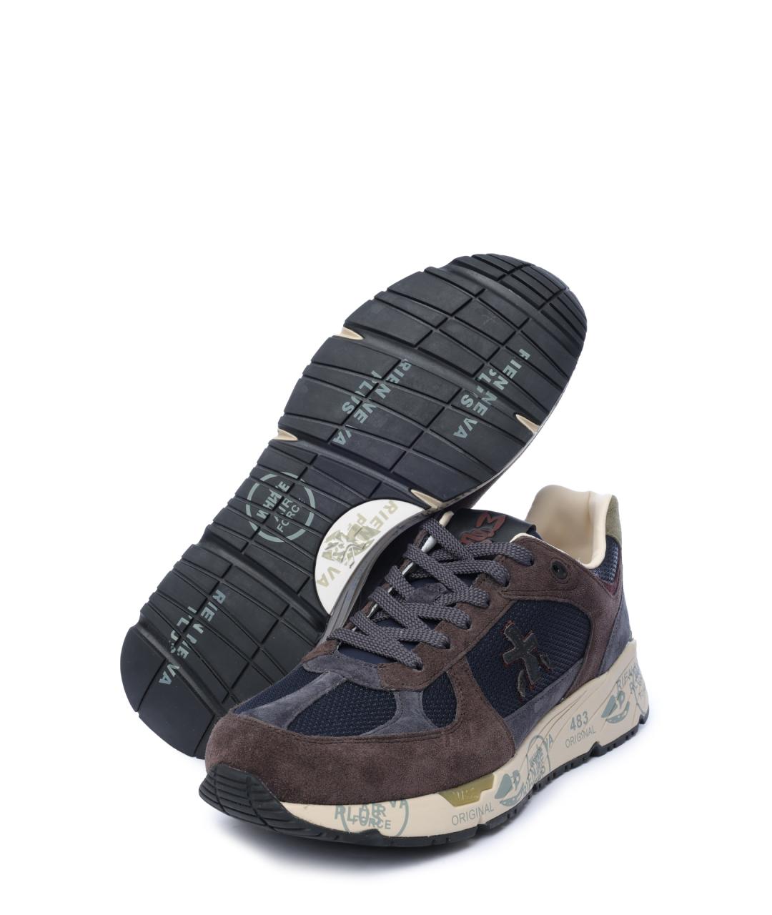 PREMIATA Мульти замшевые высокие кроссовки / кеды, фото 5