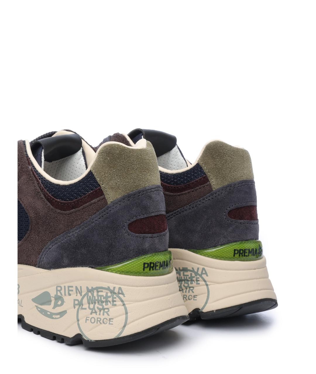 PREMIATA Мульти замшевые высокие кроссовки / кеды, фото 6