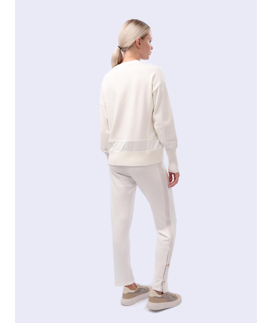 LIU JO Белые прямые брюки, фото 5