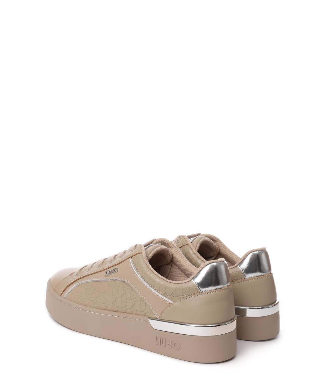 LIU JO Бежевые кеды, фото 3