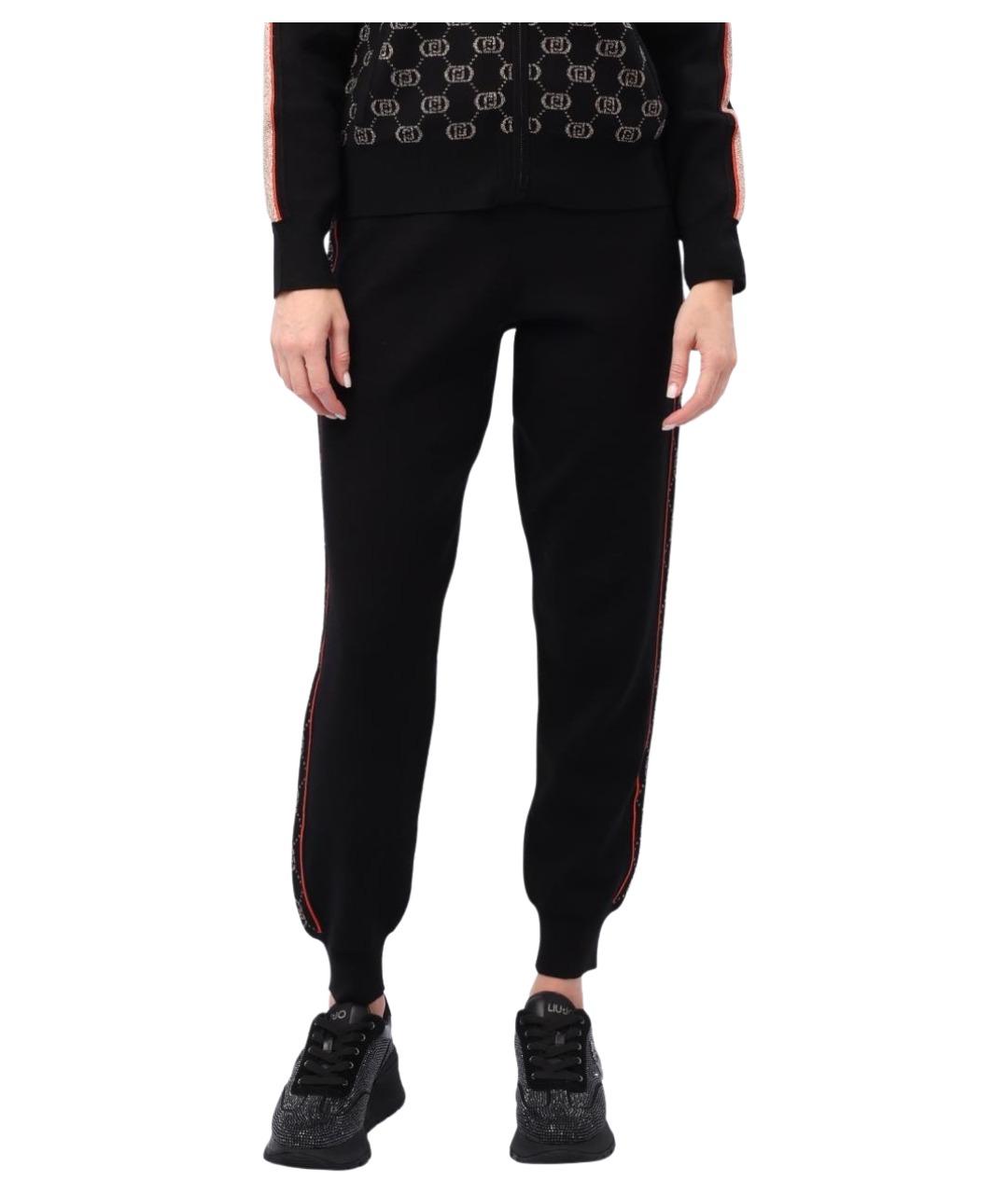 LIU JO Черные прямые брюки, фото 1