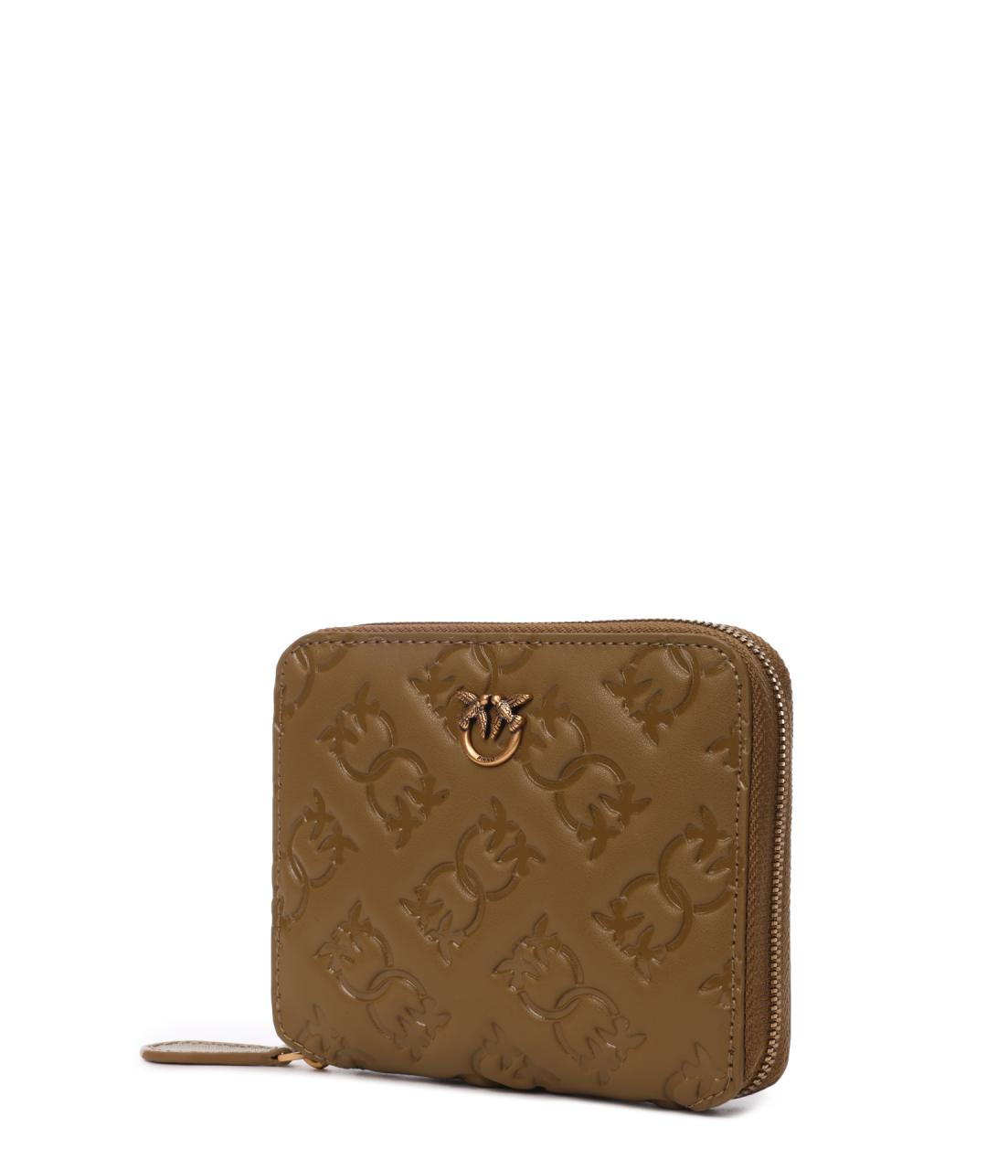 PINKO Зеленый кожаный кошелек, фото 2