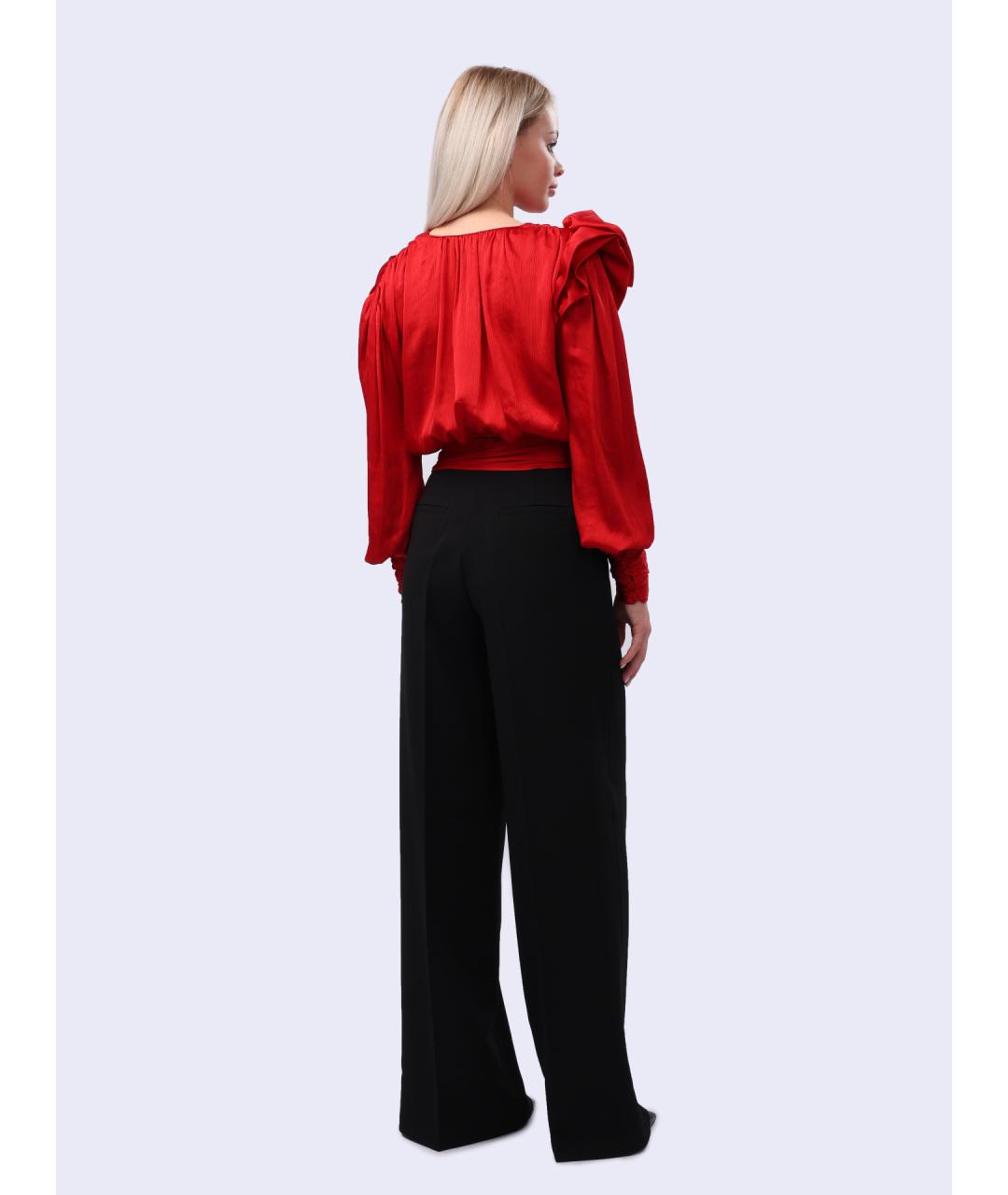 PINKO Красная полиэстеровая блузы, фото 5