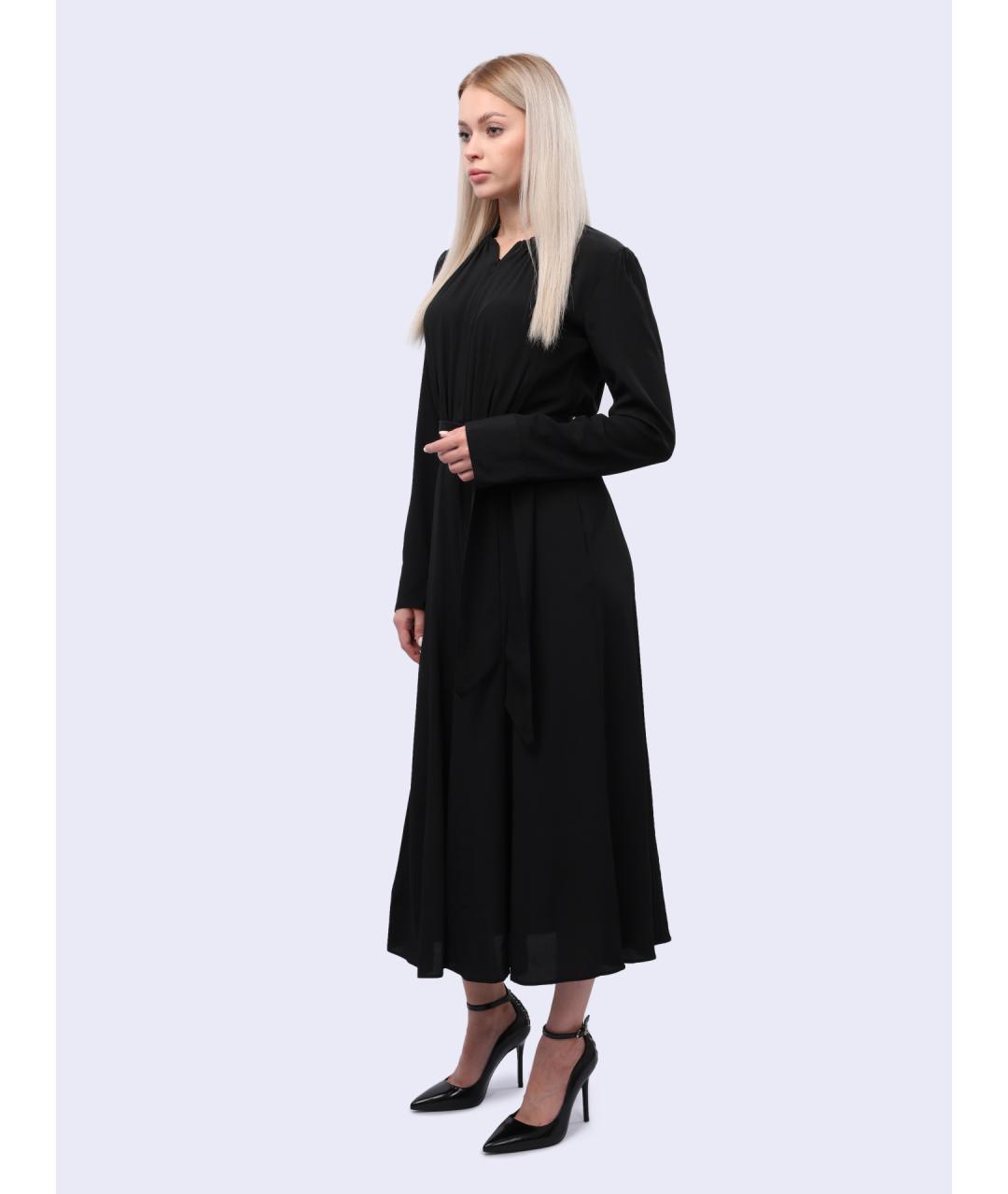 PINKO Черное повседневное платье, фото 3