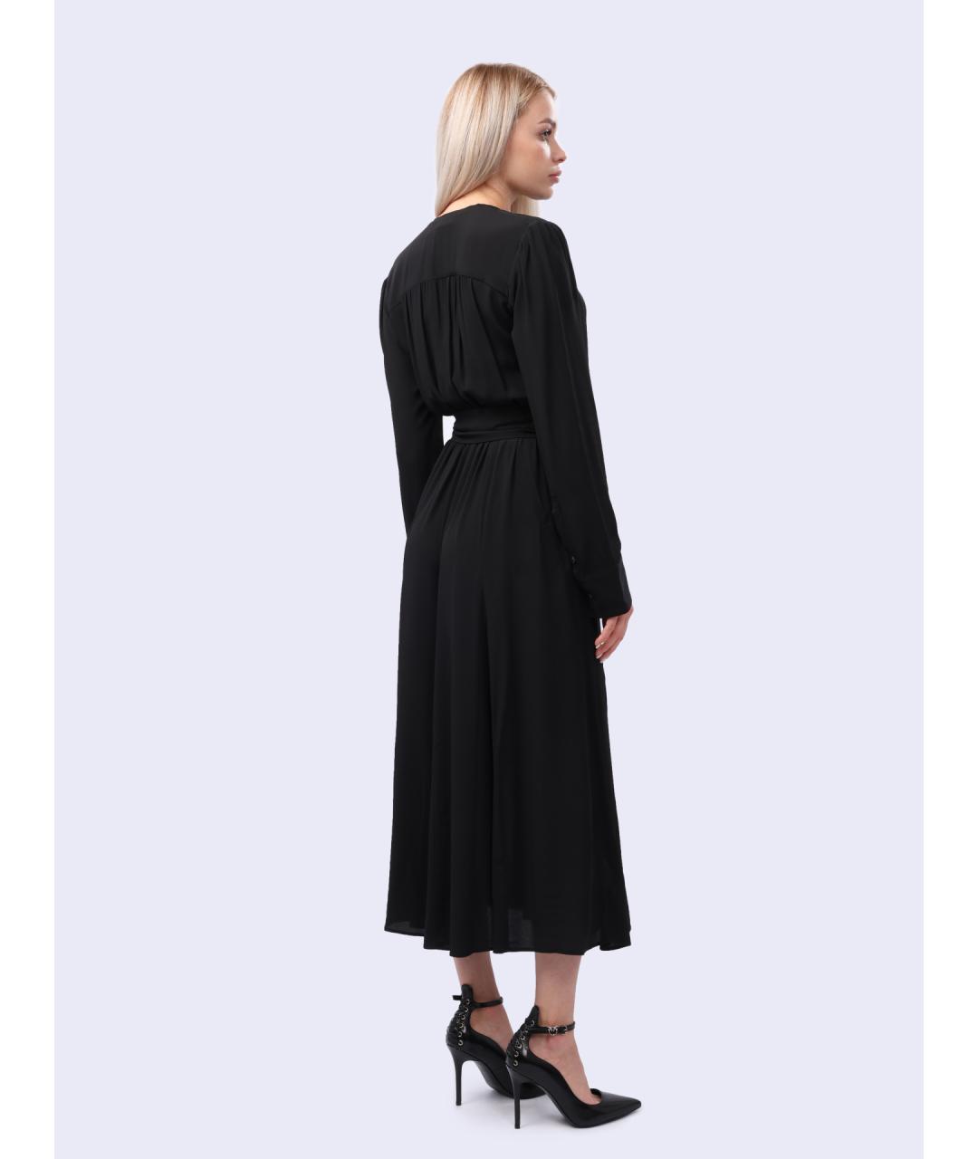 PINKO Черное повседневное платье, фото 4