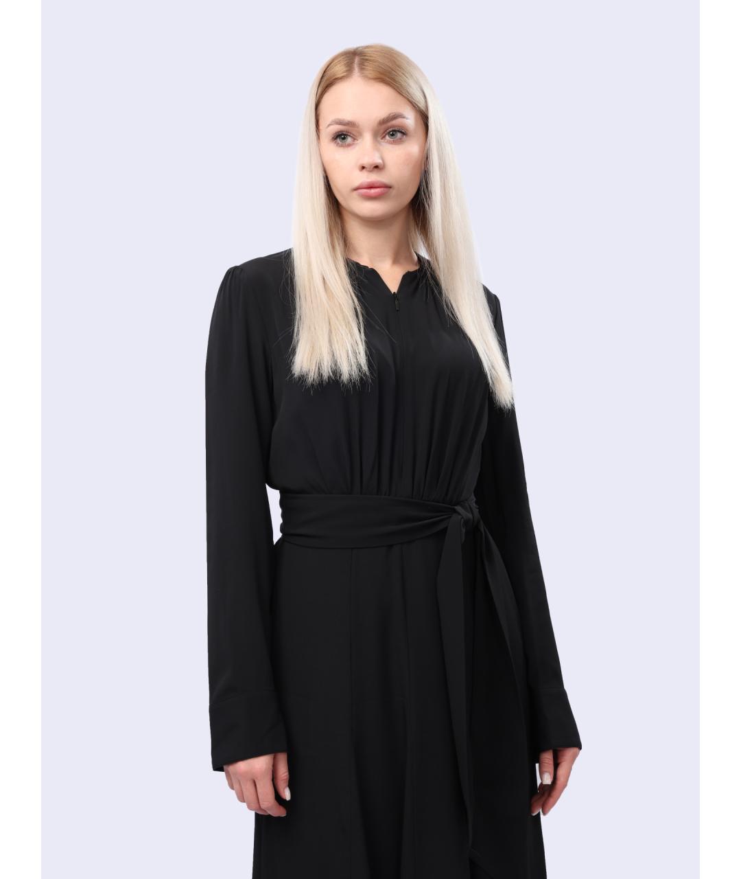 PINKO Черное повседневное платье, фото 2