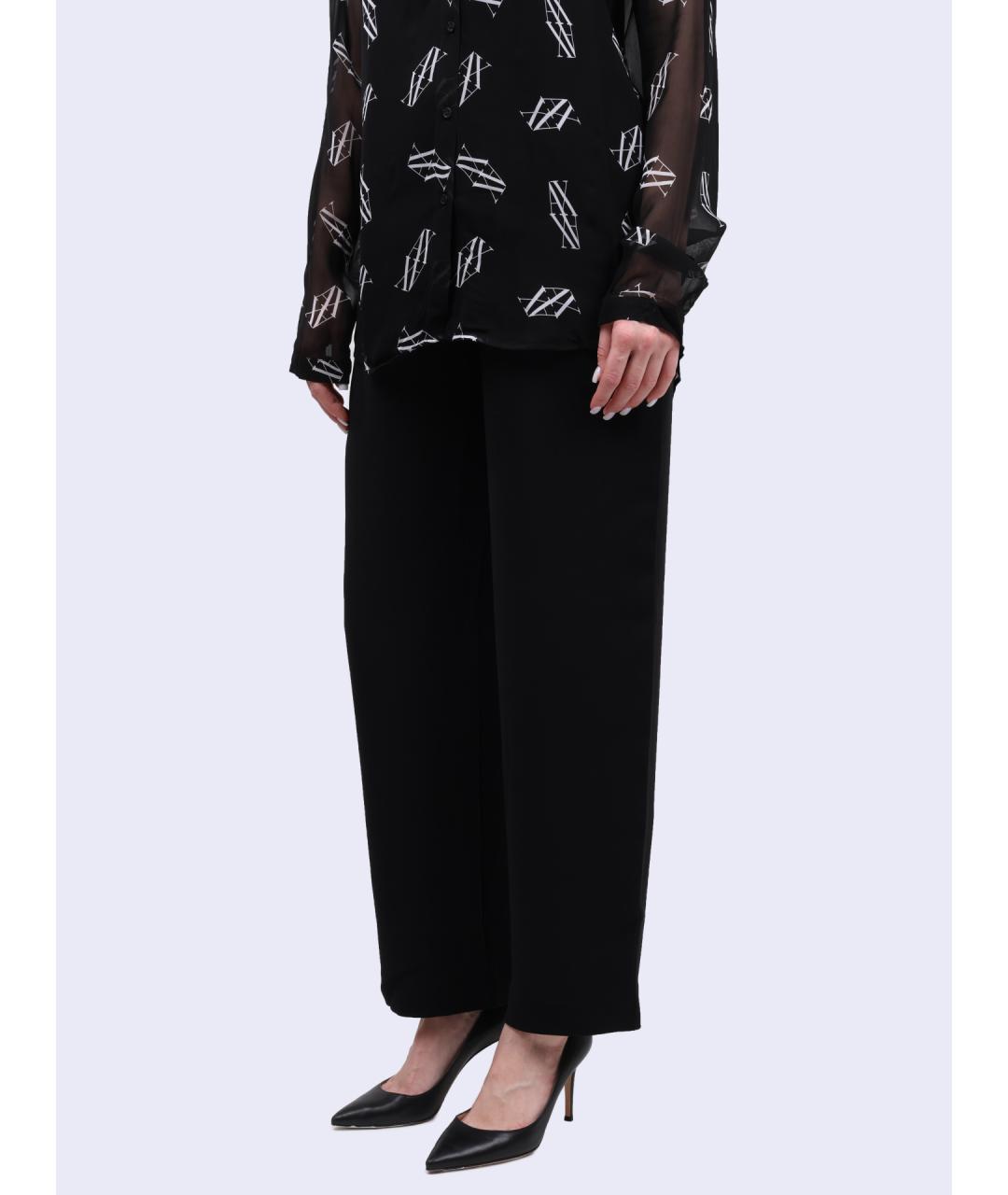 ARMANI EXCHANGE Черные прямые брюки, фото 3
