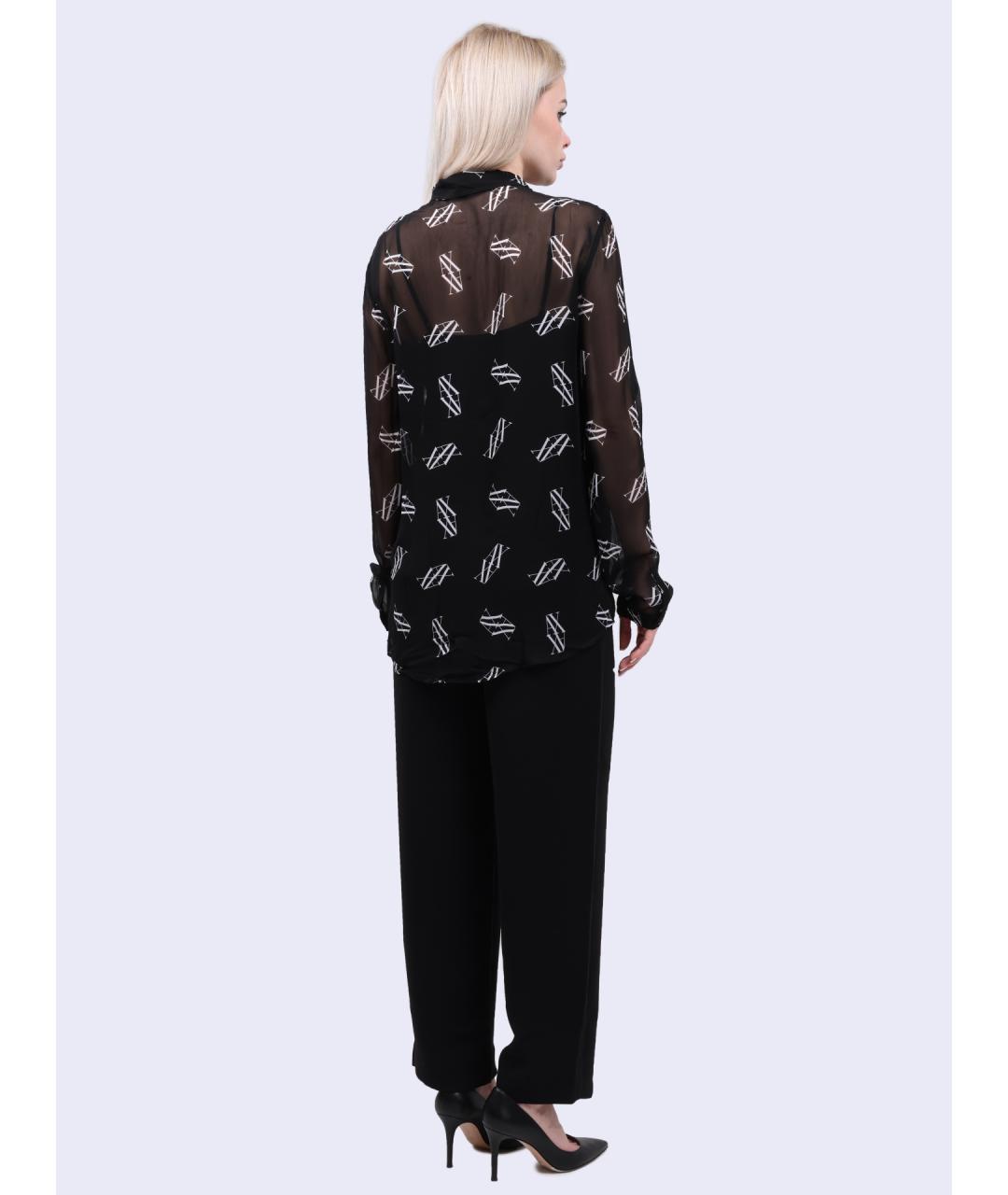 ARMANI EXCHANGE Черные прямые брюки, фото 5