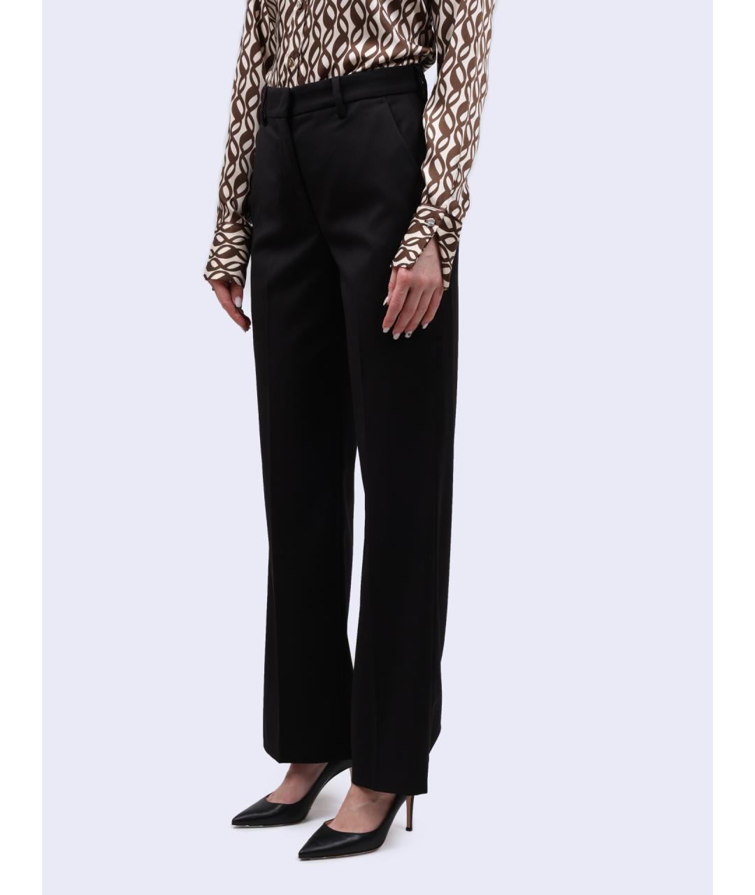LIU JO Черные прямые брюки, фото 3