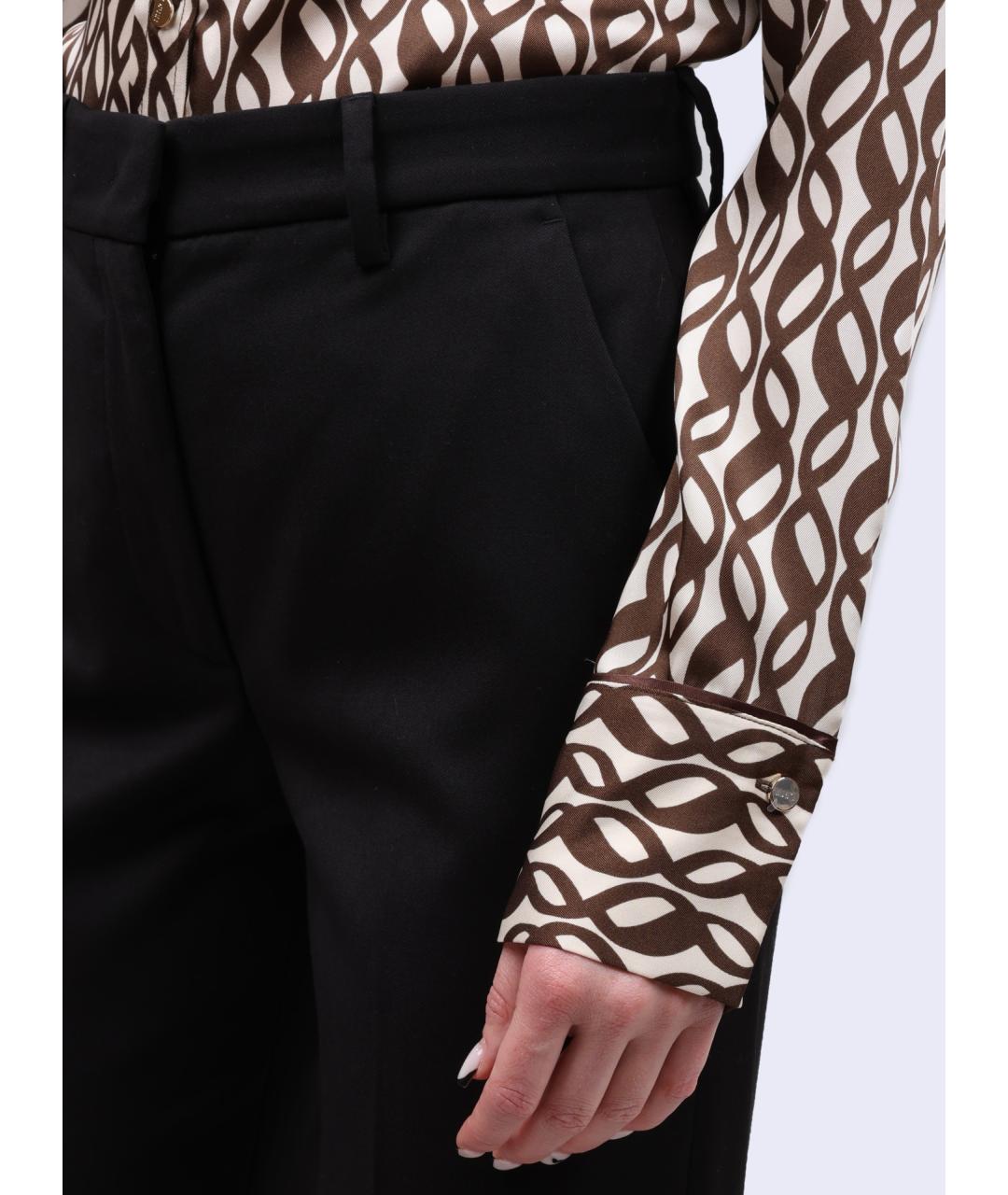 LIU JO Черные прямые брюки, фото 4