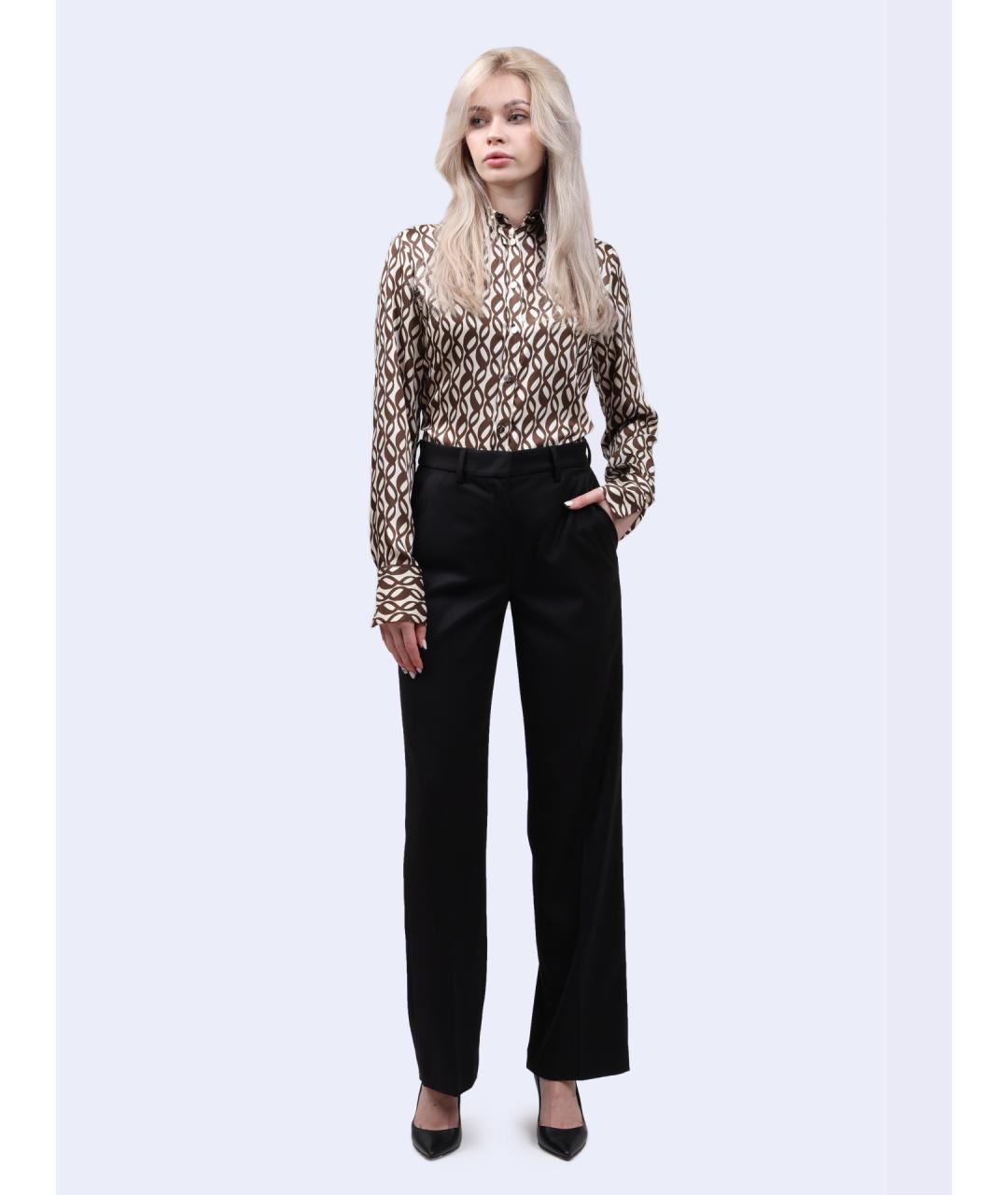 LIU JO Черные прямые брюки, фото 2