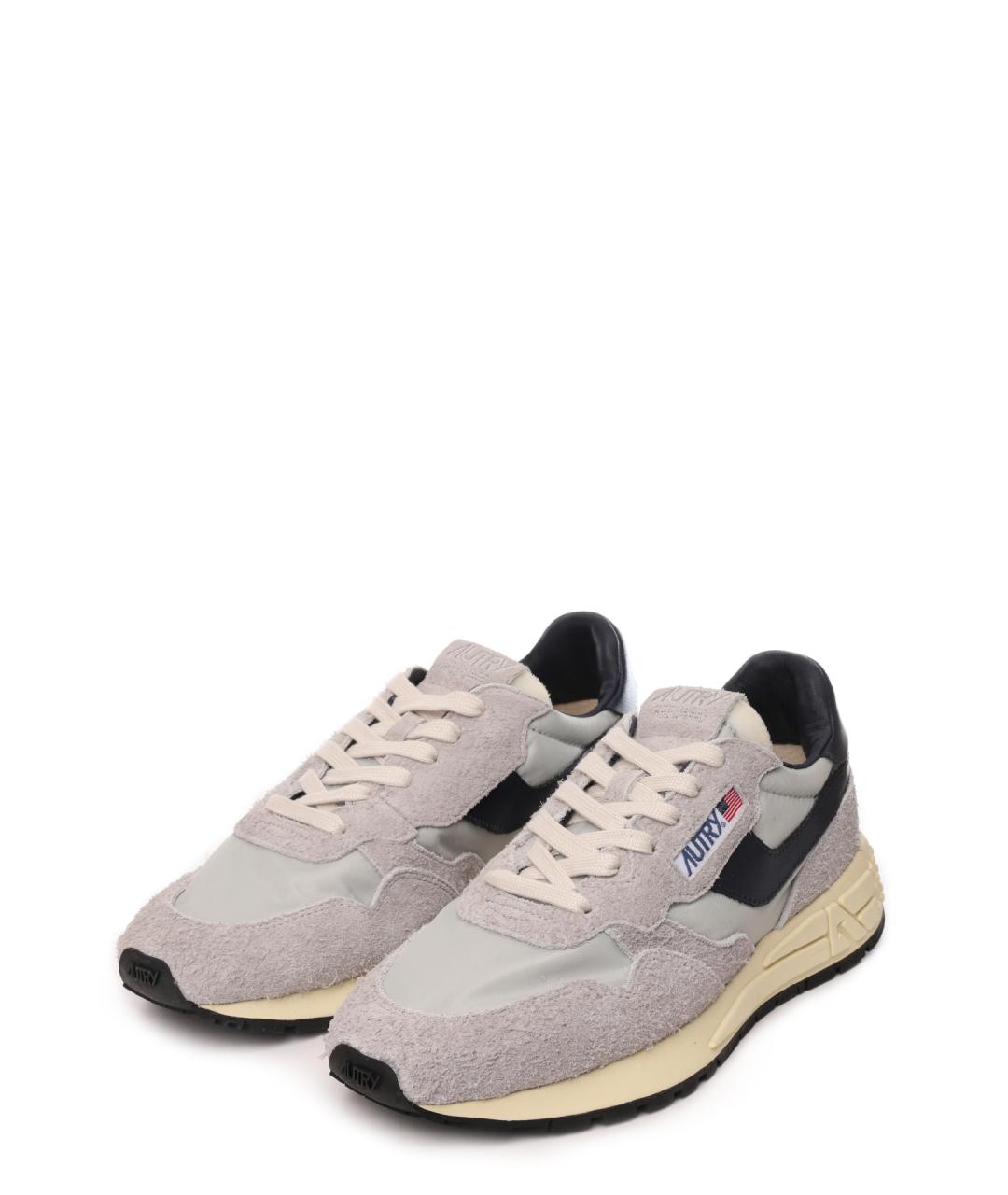 AUTRY Серые замшевые низкие кроссовки / кеды, фото 2