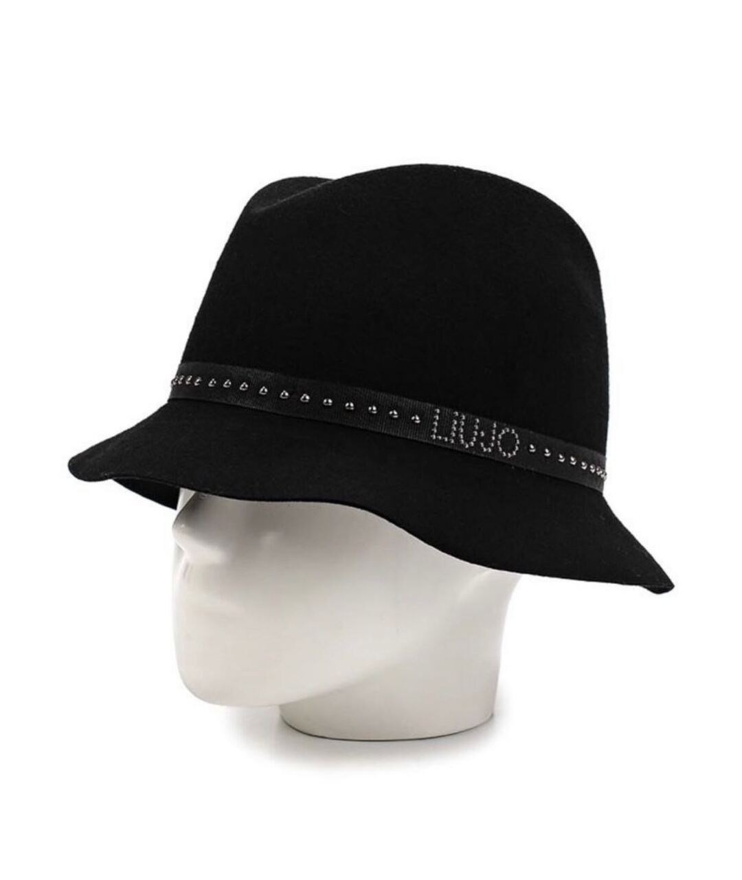 LIU JO Черная шерстяная шляпа, фото 2