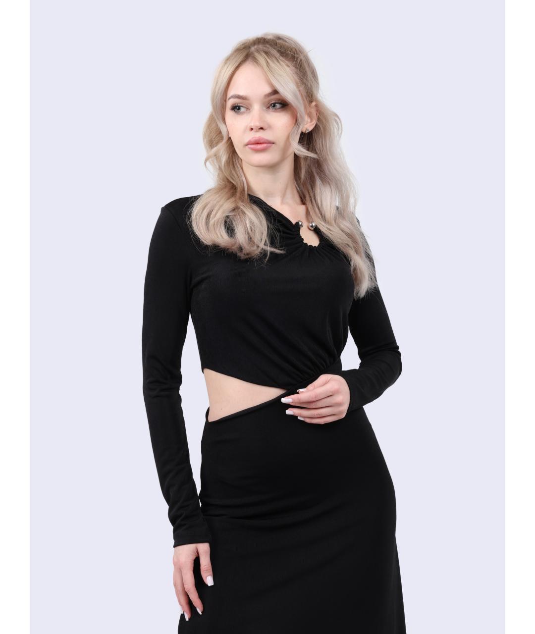 HUGO Черное вечернее платье, фото 2