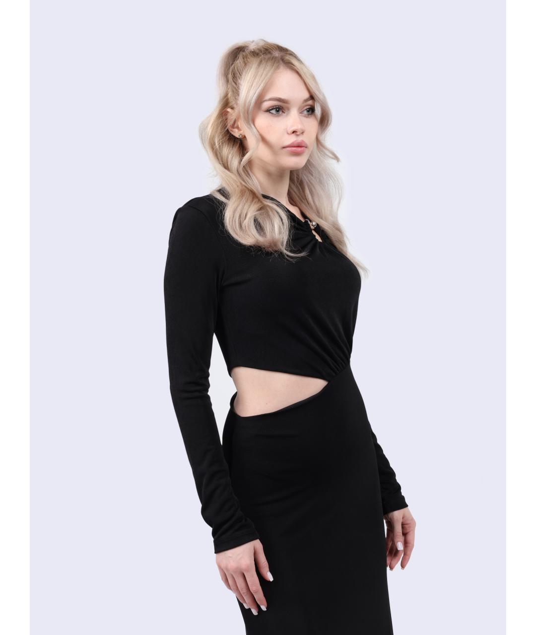 HUGO Черное вечернее платье, фото 3