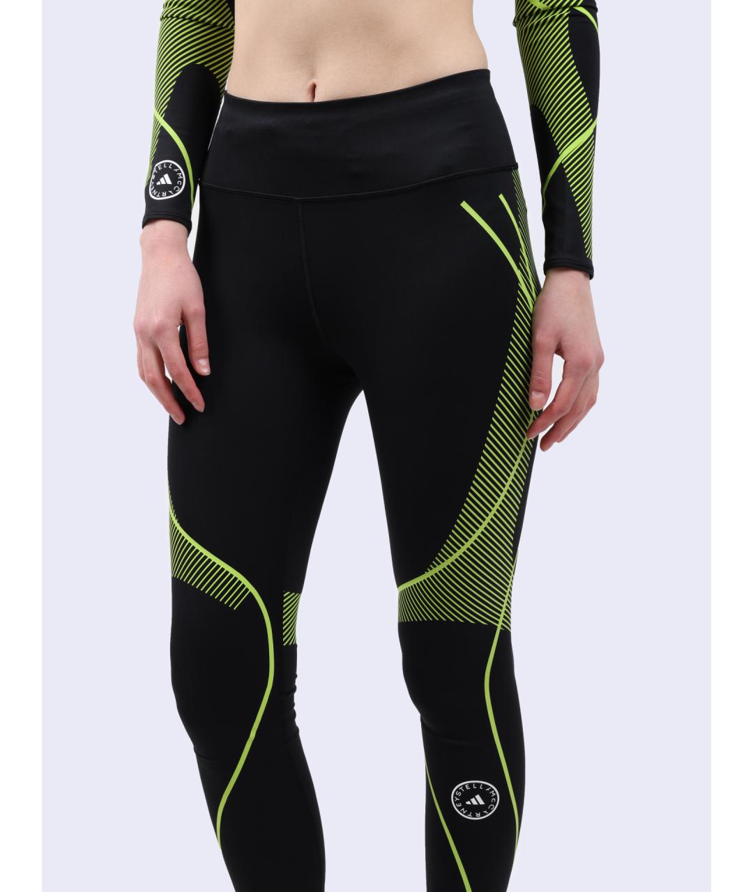 ADIDAS BY STELLA MCCARTNEY Черные леггинсы и велосипедки, фото 4